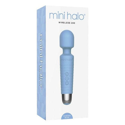 Shibari Mini Halo Wand Powder Blue packaging