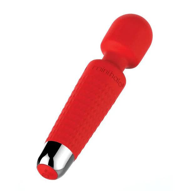 Shibari Mini Halo Wand Red Rose product view