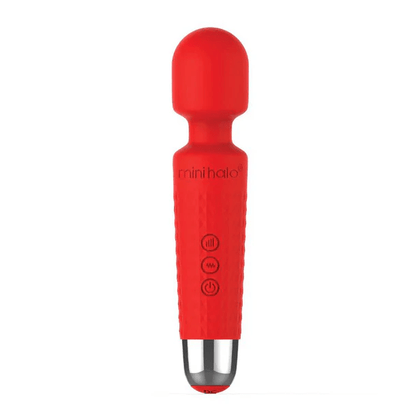 Shibari Mini Halo Wand in Red Rose