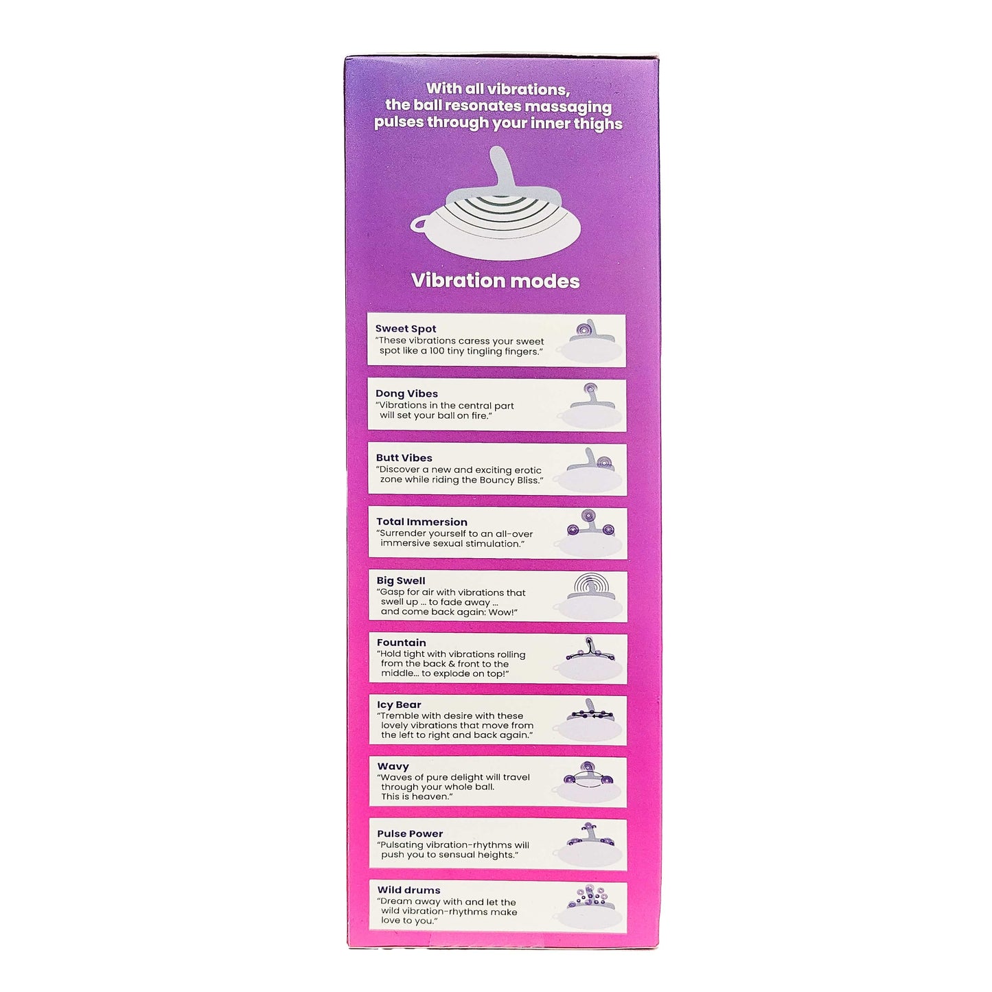 Bouncy Bliss Rabbit Vibrators Bouncy Bliss Classic Sit-On Vibrator