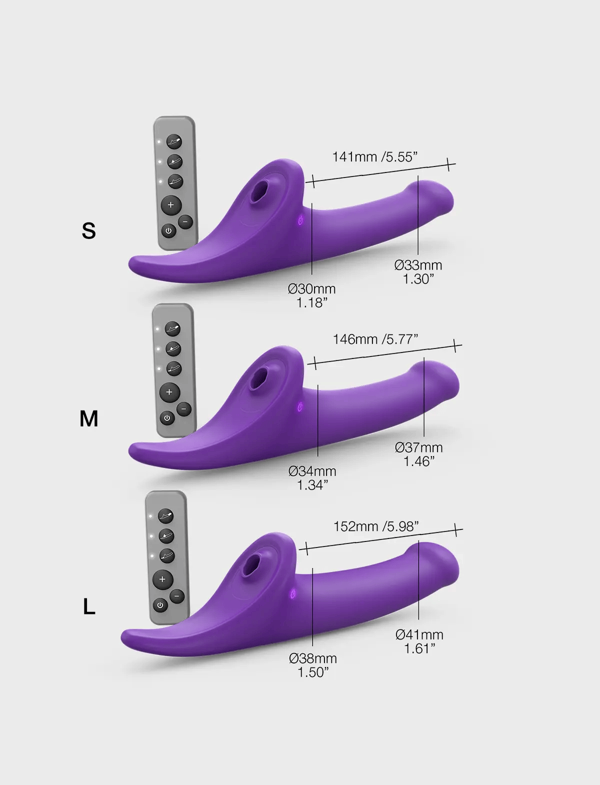 Strap On Me Dildo Strap On Me Multi Orgasm Semi-Realistic Dildo