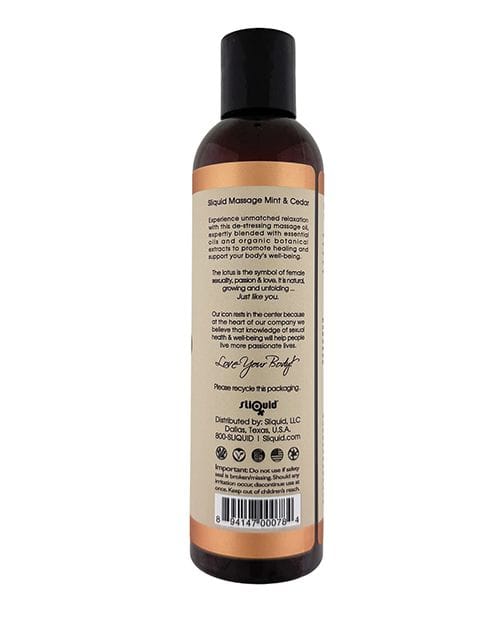 Sliquid Lubes & Lotions Sliquid Balance Mint & Cedar Massage Oil