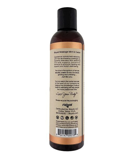 Sliquid Lubes & Lotions Sliquid Balance Mint & Cedar Massage Oil