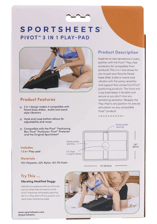 Sportsheets Wands & Accessories Sportsheets Pivot 3in1 Play-Pad