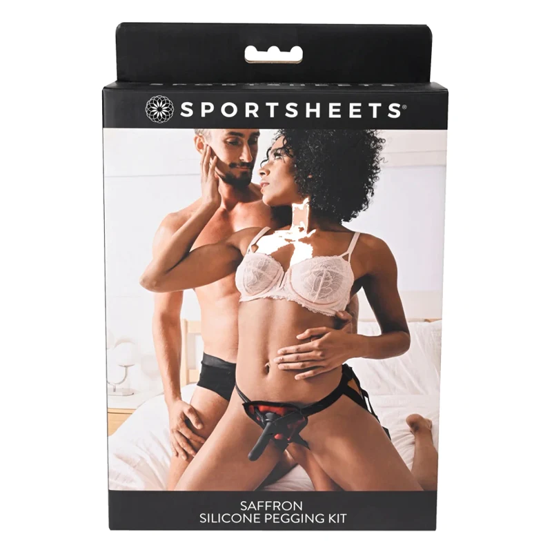 Sportsheets Saffron Silicone Pegging Kit - XOXTOYS