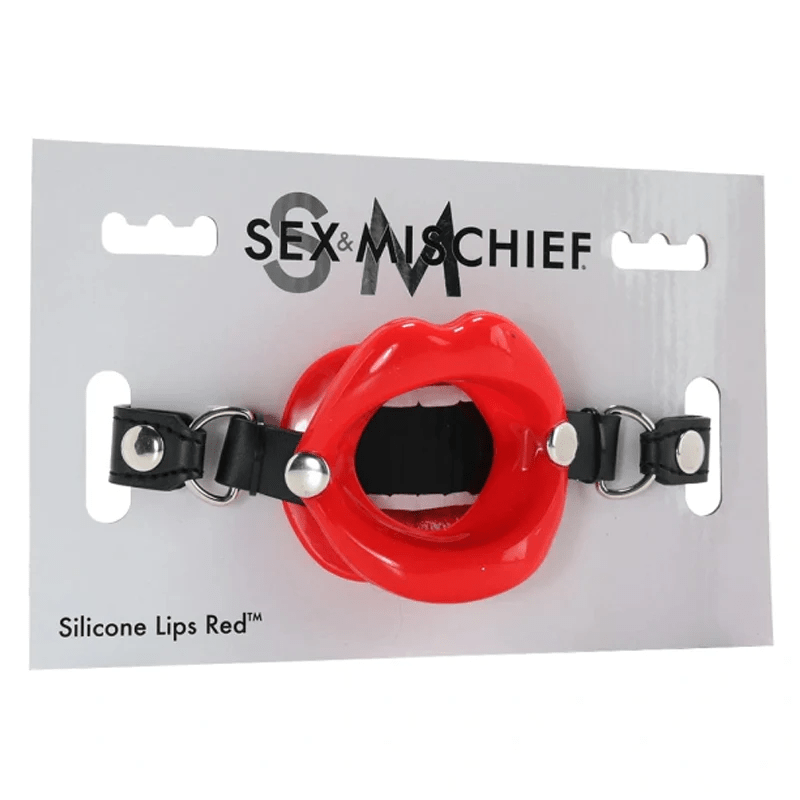 Sportsheets Bondage & Fetish Sportsheets Silicone Lips Open Mouth Gag