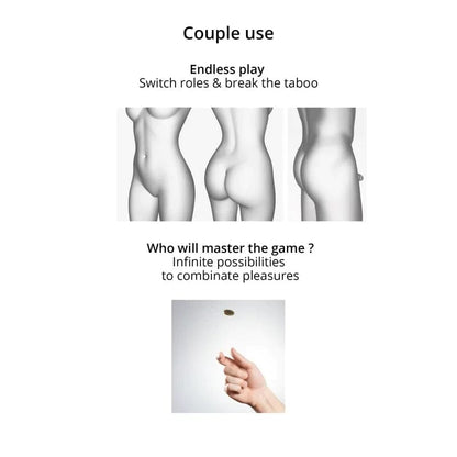 Strap On Me Multi Orgasm Bendable Strap-On Large with remote control
