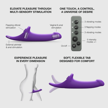 Strap On Me Dildo Strap On Me Multi Orgasm Semi-Realistic Dildo
