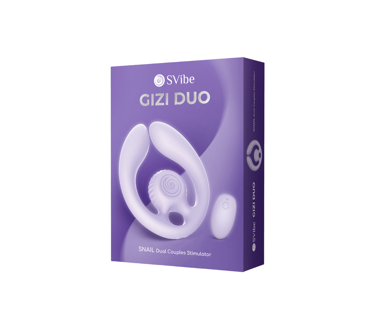 SVibe Vibrator Lilac SVibe Gizi Duo Snail Dual Couples Stimulator