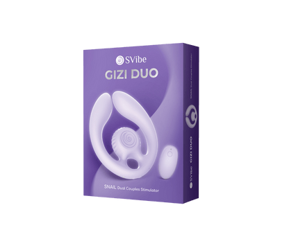 SVibe Vibrator Lilac SVibe Gizi Duo Snail Dual Couples Stimulator
