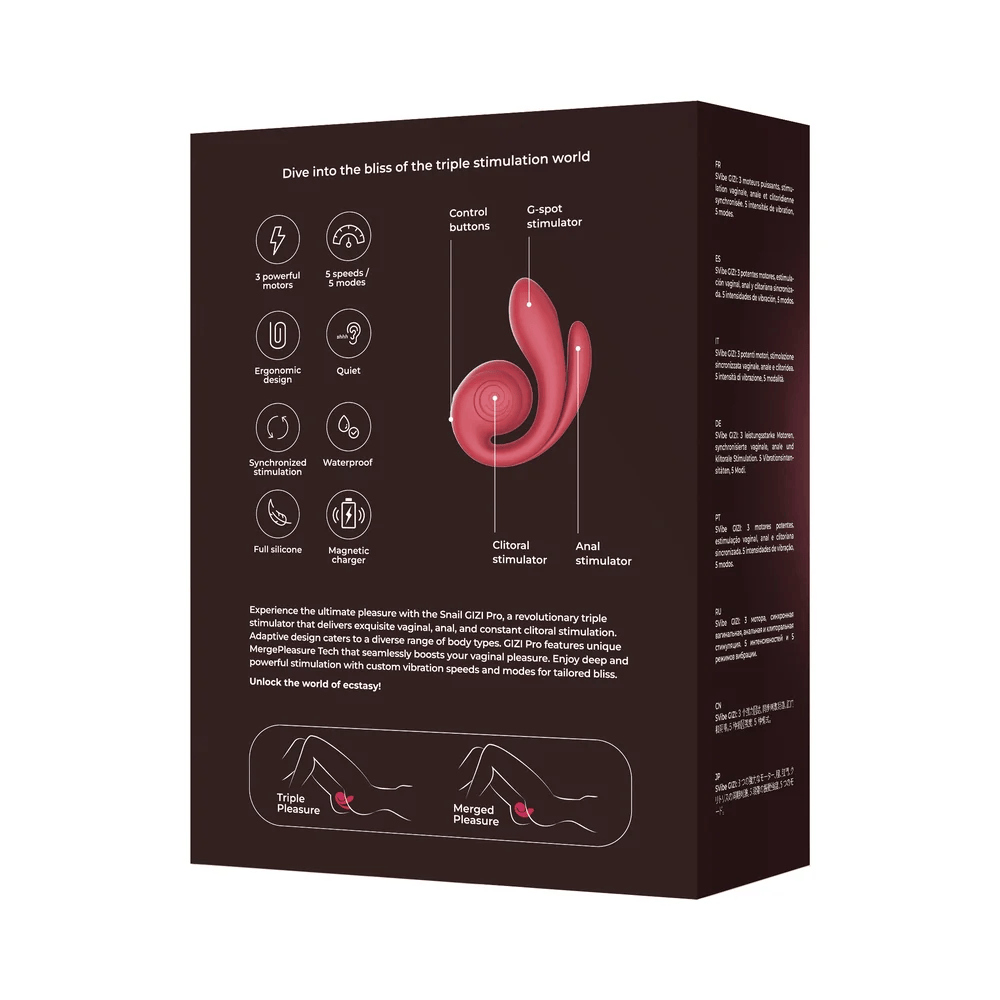 SVibe Vibrator SVibe Gizi Pro Snail Triple Stimulator