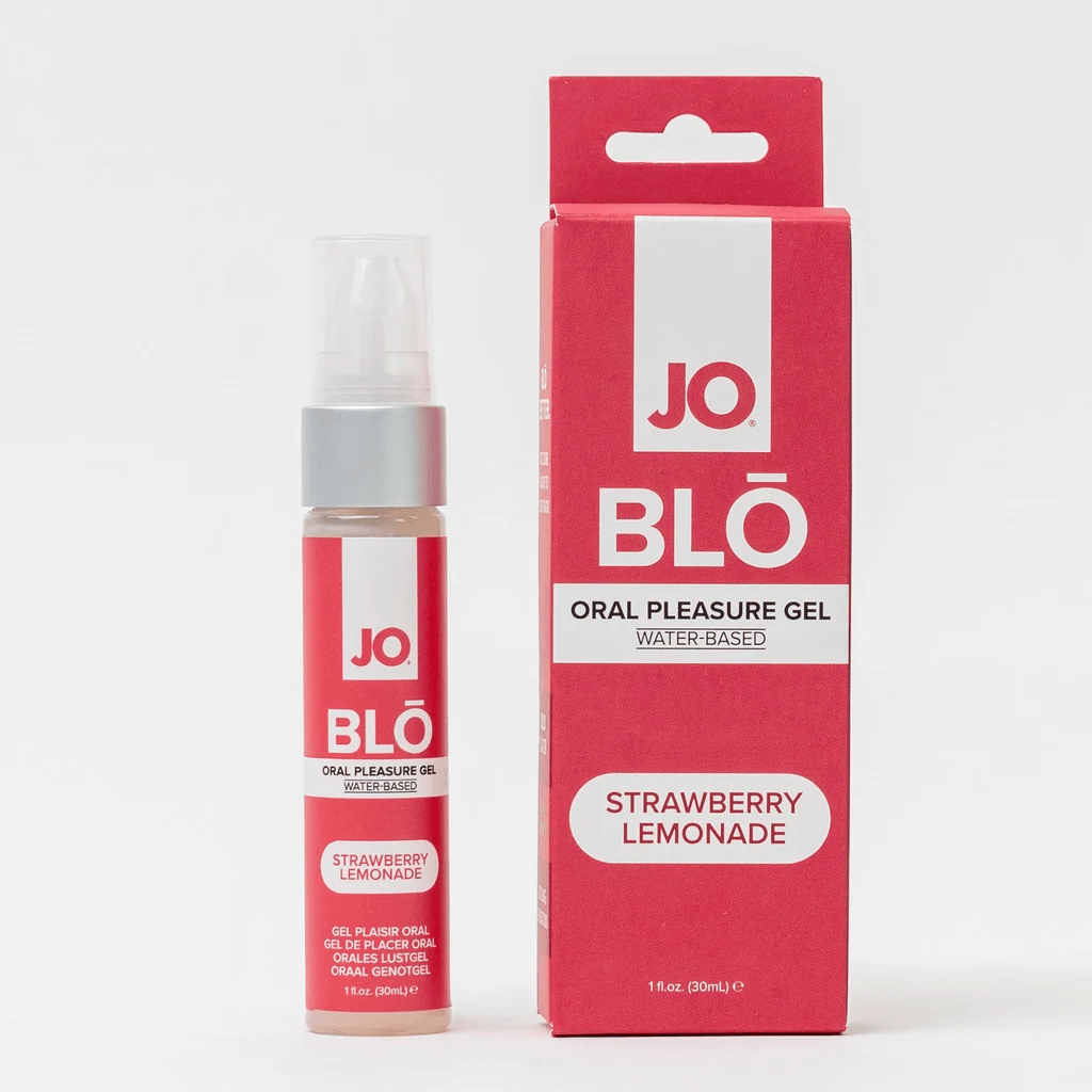 System JO oral sex spray System Jo Blō Oral Pleasure Gel Strawberry Lemonade