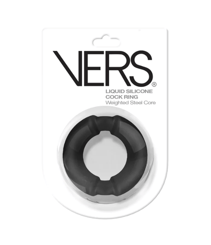 Vers Cock Rings Vers Weighted Steel Core Liquid Silicone Cock Ring