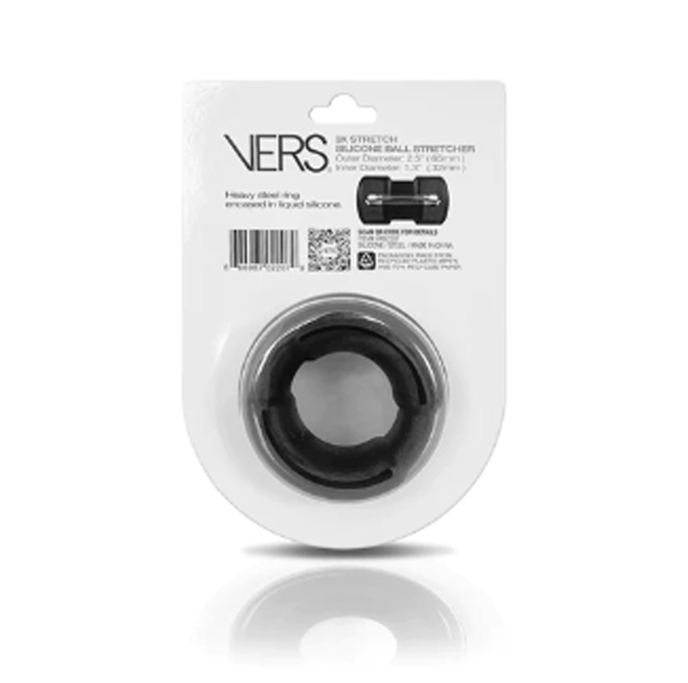 Vers Cock Rings Vers Weighted Steel Core Silicone Ball Stretcher