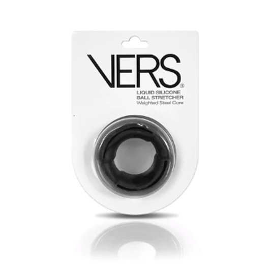 Vers Cock Rings Vers Weighted Steel Core Silicone Ball Stretcher
