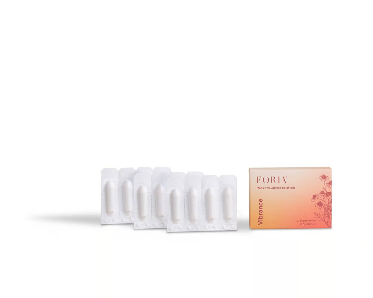 Foria Vibrance Suppository Melts with Organic Botanicals