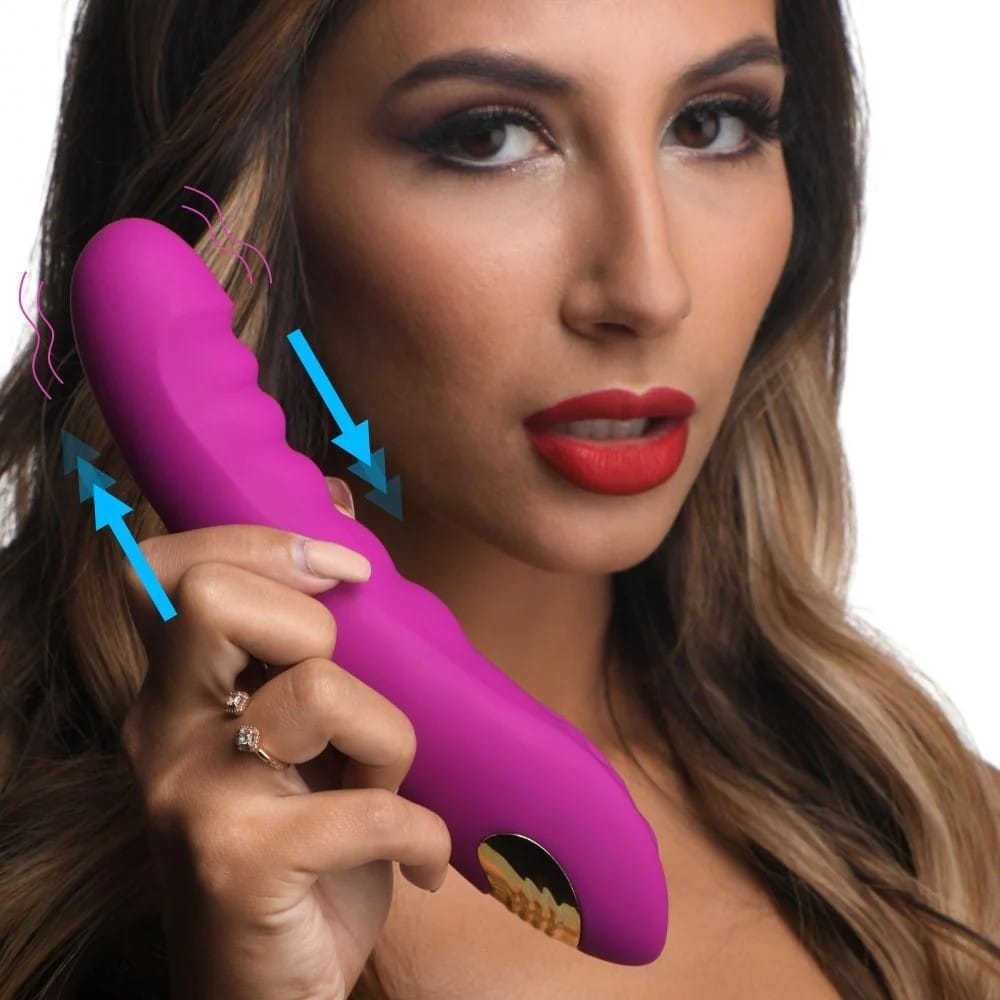 XR Brands Vibrator XR Brands Inmi Locomotion Thrusting Silicone Vibrator