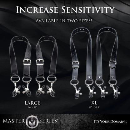 XR Brands BDSM XR Brands Labia Spreader Straps XL