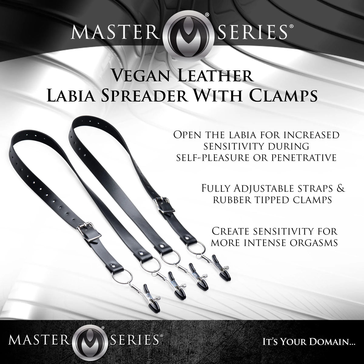 XR Brands BDSM XR Brands Labia Spreader Straps XL