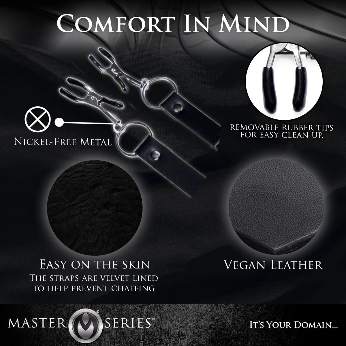 XR Brands BDSM XR Brands Labia Spreader Straps XL