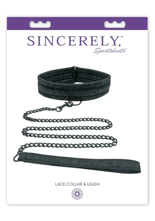 Sportsheets Pleasure kits Sportsheets Sincerely Lace Collar and Leash Set