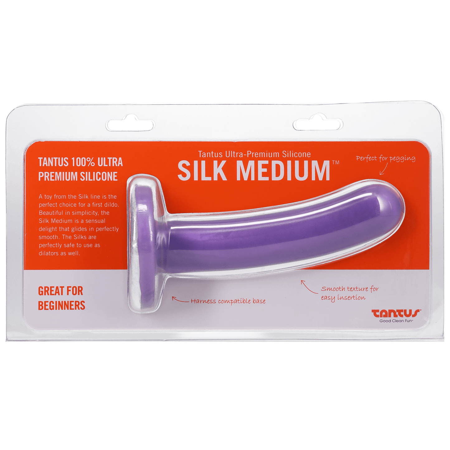 Tantus Dildos Lavender Tantus Silk Medium Dildo