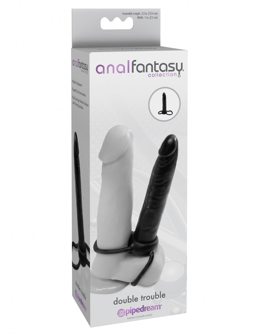 Pipedream Products Anal Fantasy Double Trouble Strap On - XOXTOYS