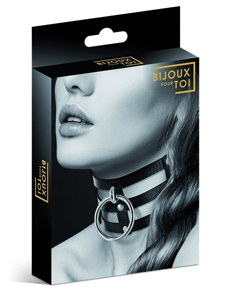 Bijoux Pour Toi Black Fetish Choker - XOXTOYS