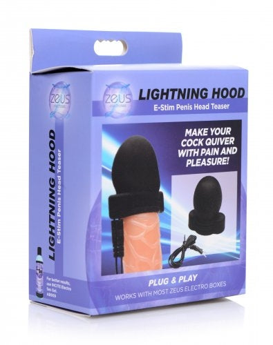 Zeus Lightning Hood E-stim Penis Head Teaser - XOXTOYS