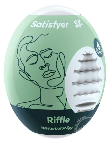 Satisfyer Masturbator Egg Riffle - XOXTOYS