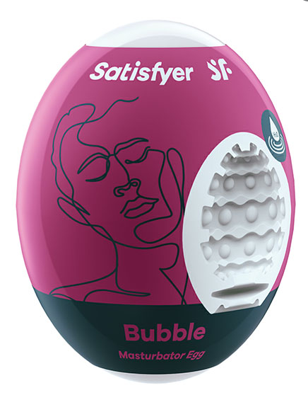 Satisfyer Masturbator Egg Bubble - XOXTOYS