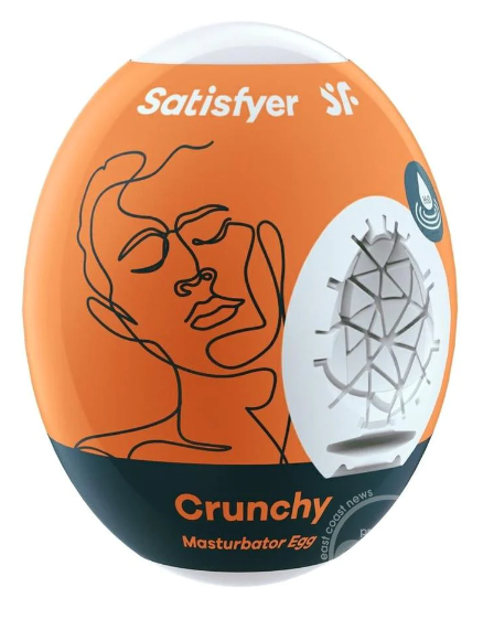 Satisfyer Masturbator Egg Crunchy - XOXTOYS