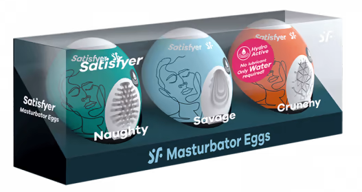 Satisfyer Masturbator Egg 3er Set - XOXTOYS