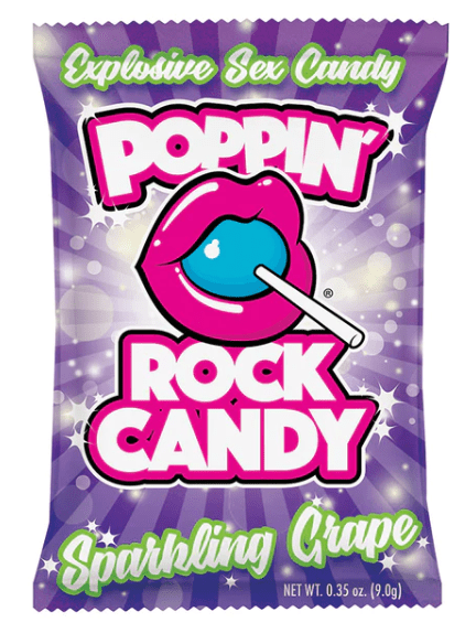 Rock Candy Novelties & Parties Sparkling Grape Rock Candy Poppin Explosive Sex Candy