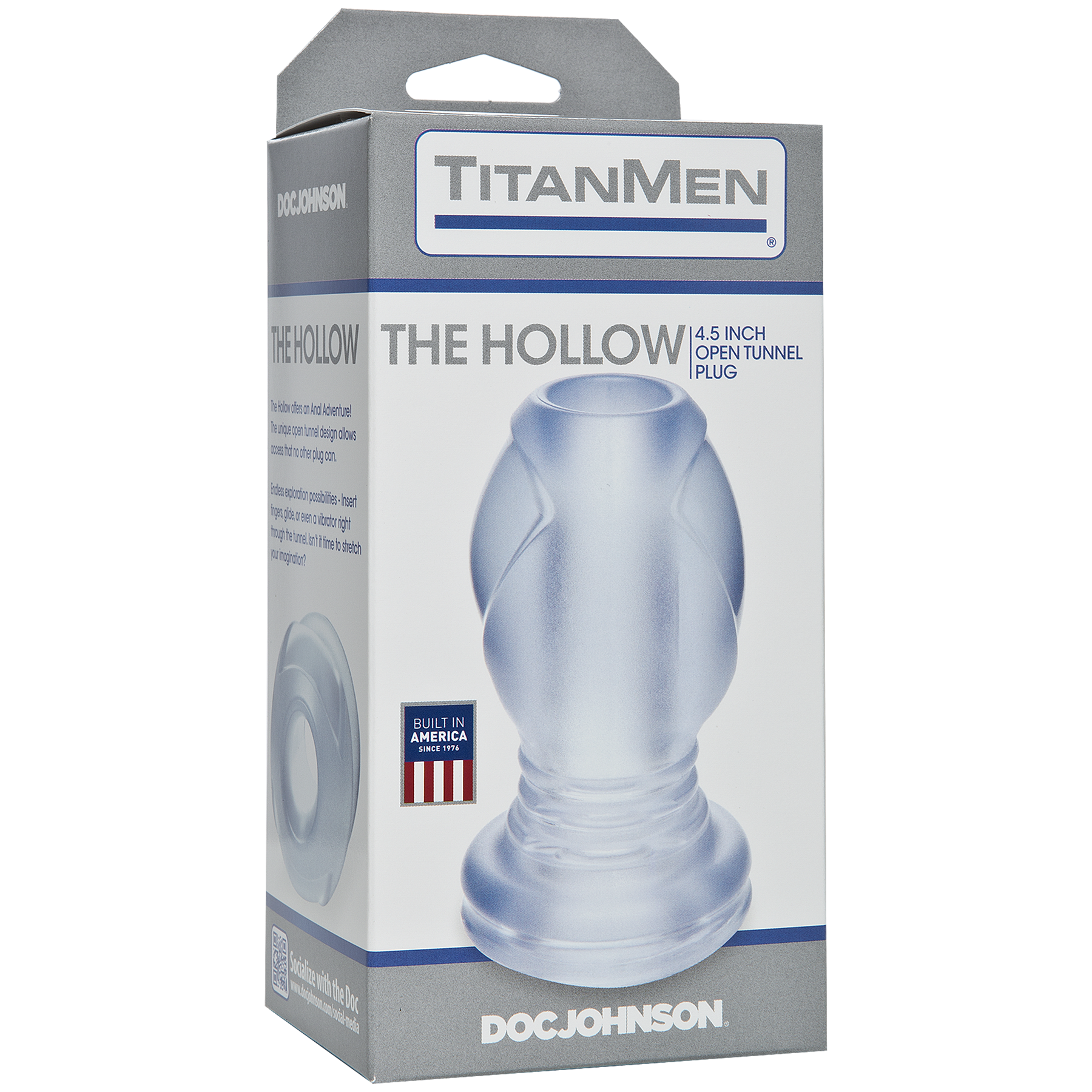 Doc Johnson TitanMen The Hollow Plug - XOXTOYS