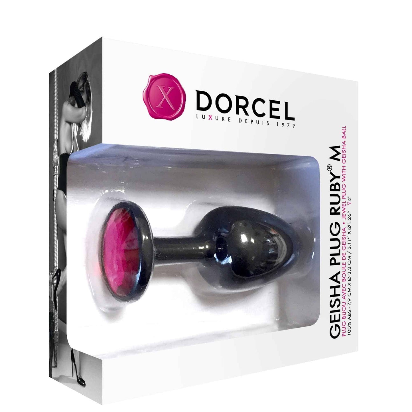 Dorcel Anal Toys Medium Dorcel Geisha Plug Ruby