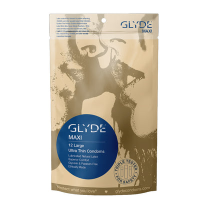 GLYDE MAXI Large Fit Condoms - XOXTOYS