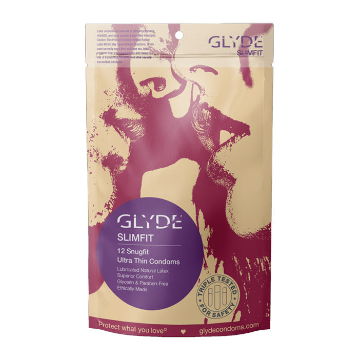 Glyde Slimfit Snug Fit Condoms - XOXTOYS