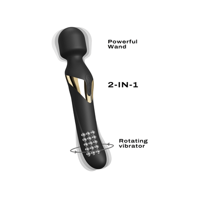 Dorcel Wand Vibrators Dorcel Dual Orgasms Gold Wand Massager
