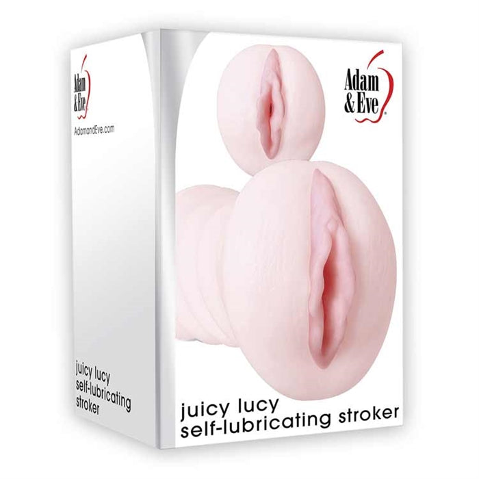 Adam & Eve Juicy Lucy Self-Lubricating Stroker-Male Masturbators-Adam & Eve-XOXTOYS