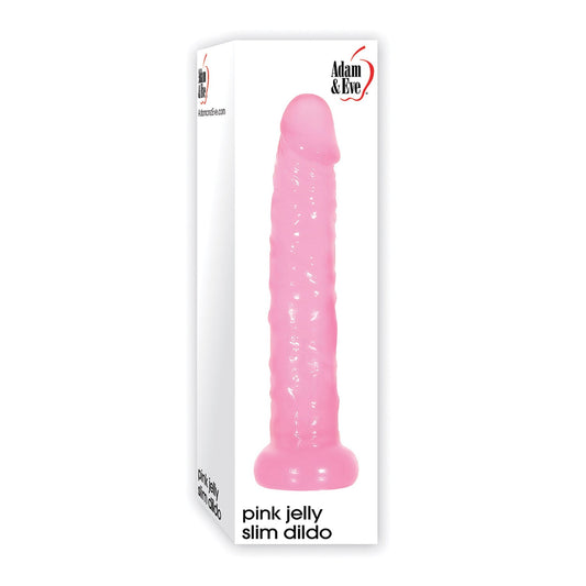 Adam & Eve Pink Jelly Slim Dildo 5" - XOXTOYS