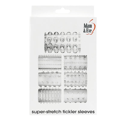 Adam & Eve Super Stretch Tickler Sleeves - XOXTOYS