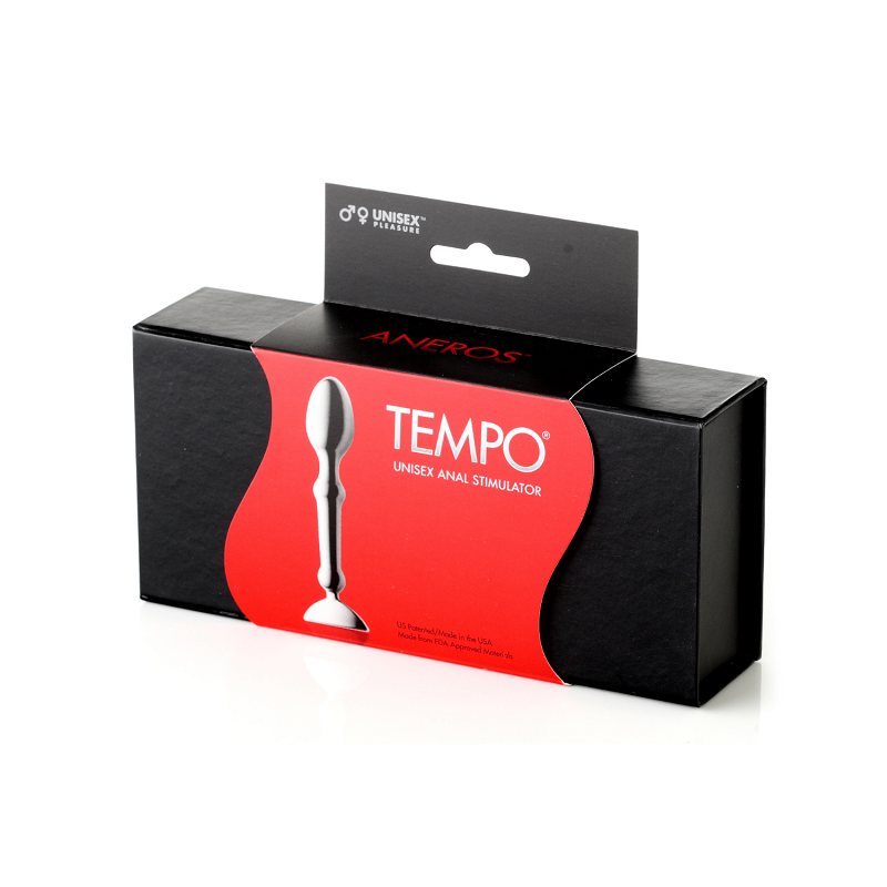 Aneros Tempo Stainless Steel Prostate Massager - XOXTOYS