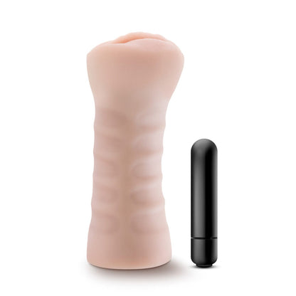 Blush EnLust Destini AI Vibrating Stroker - XOXTOYS