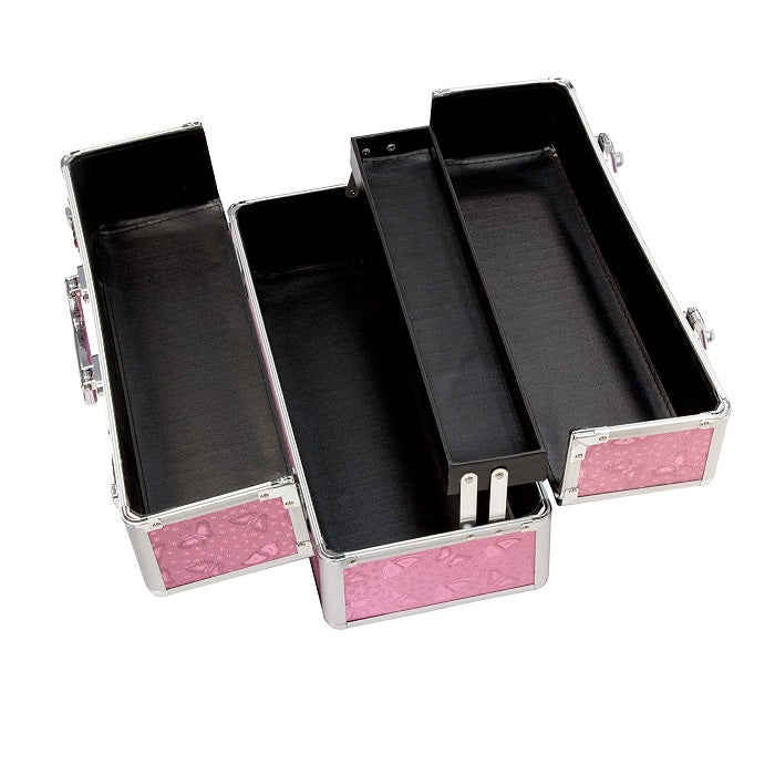 BMS Factory Lockable Vibrator Case Large-Accessories-BMS Factory-Pink-XOXTOYS