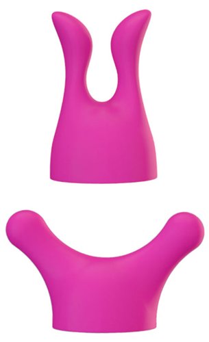 BMS Factory Palm Body Attachments 2 Silicone Heads-Accessories-BMS Factory-XOXTOYS