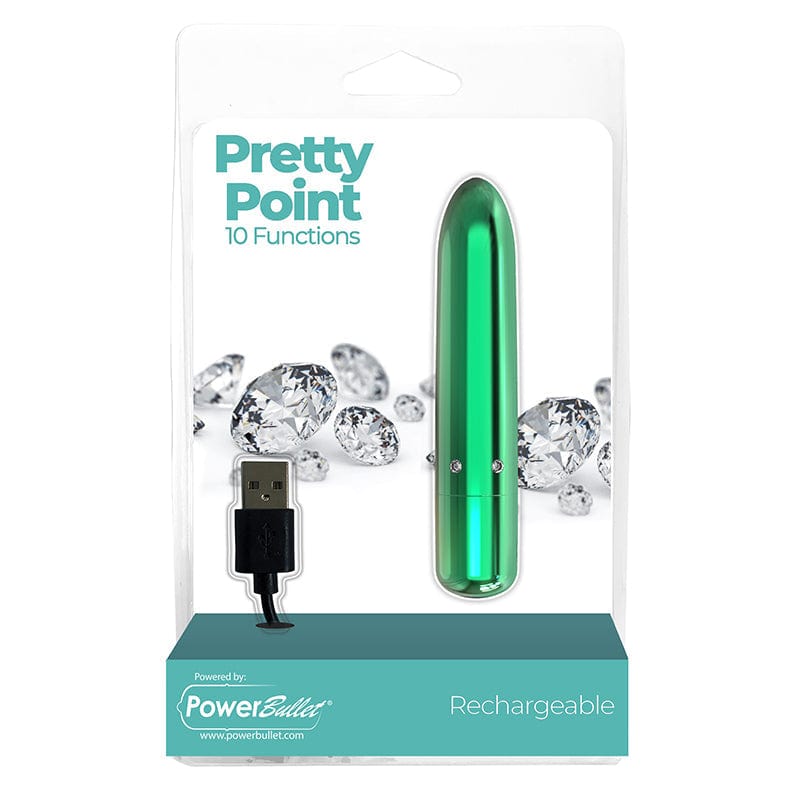 BMS Factory Vibrators Teal BMS Factory Pretty Point 4” PowerBullet