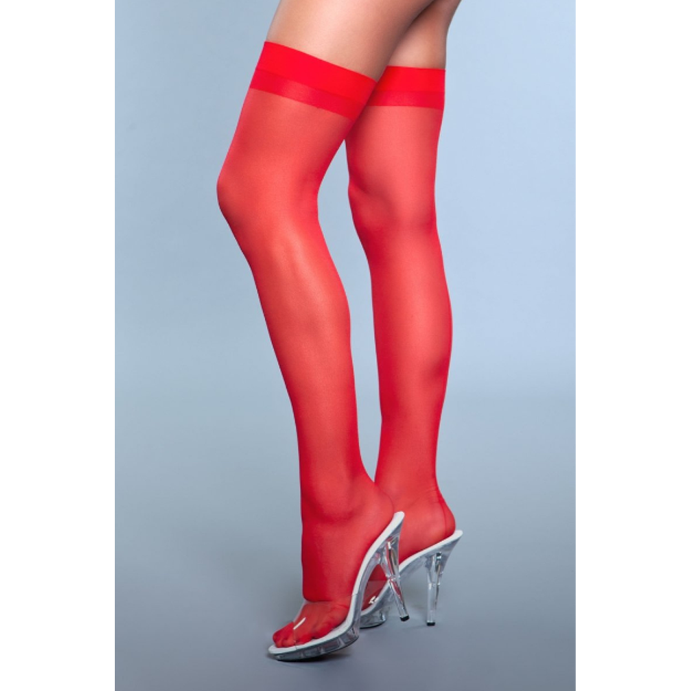BeWicked Favorite Day Red Thigh Highs - XOXTOYS