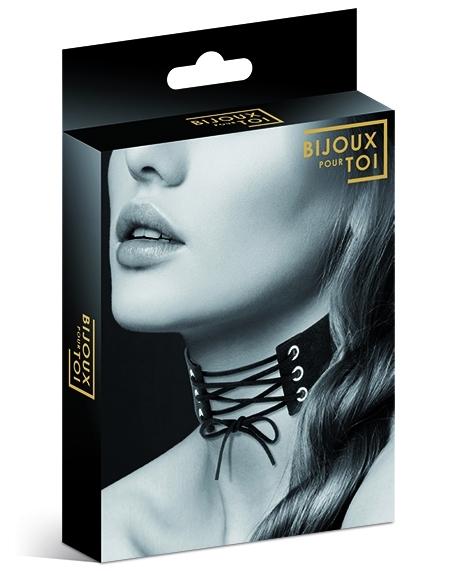 Bijoux Pour Toi Black Laced Necklace - XOXTOYS