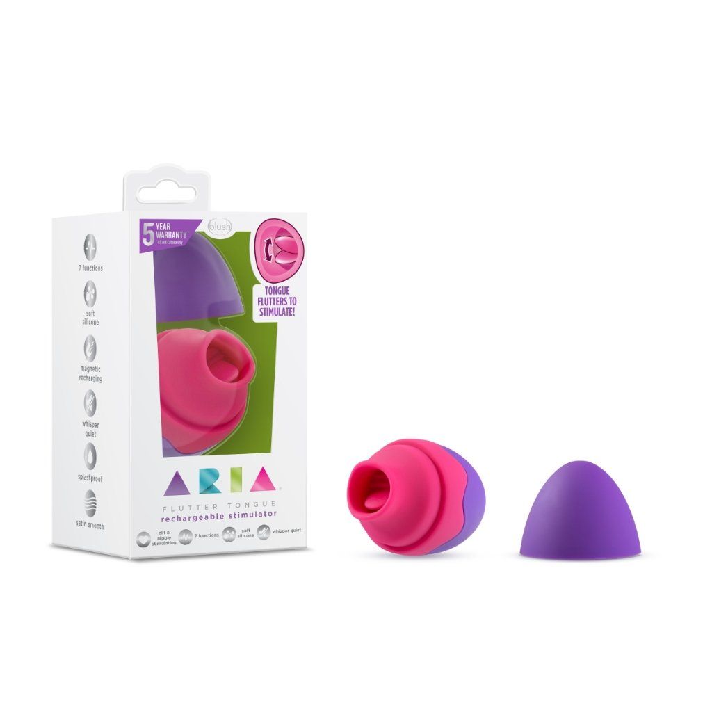 Blush Aria Purple Flutter Tongue - XOXTOYS